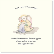 Load image into Gallery viewer, Affirmations - Twigseeds Sympathy Card - Butterflies hover - K291