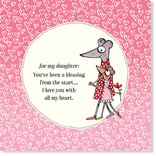 Affirmations - Twigseeds Greeting Card - For my daughter - K300