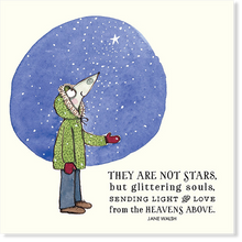 Load image into Gallery viewer, Affirmations - Twigseeds Sympathy Card - They are not stars - K030