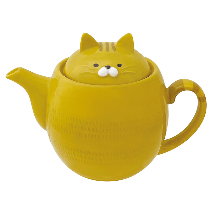 Decole Kannya Tea Pot - Tabby Cat
