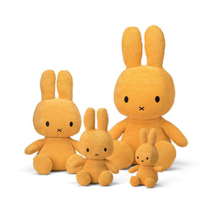 MIFFY & FRIENDS Miffy Sitting Corduroy Yellow (50cm)