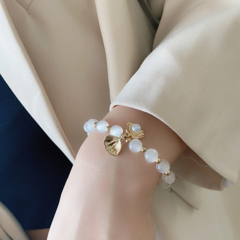 Luninana Bracelet - Cat Eye Stone Ribbon Bracelet YBY022