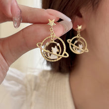 Load image into Gallery viewer, Luninana Earrings - Galaxy Kitten Earrings YBY063