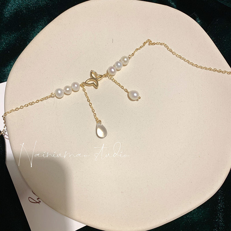 Luninana Necklace - Butterfly Pearl Necklace YX022