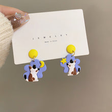 Load image into Gallery viewer, Luninana Earrings - A Night with Calico Cat Earrings YBY088