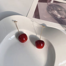 Load image into Gallery viewer, Luninana Earrings -  Hanging Cherry Earrings YBY033