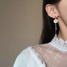 Load image into Gallery viewer, Luninana Earrings -  Lazy Coffee Cat Earrings YBY018