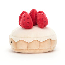 Load image into Gallery viewer, Jellycat Pretty Patisserie Tarte Aux Fraises 9cm