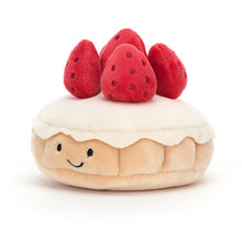 Load image into Gallery viewer, Jellycat Pretty Patisserie Tarte Aux Fraises 9cm