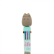 Load image into Gallery viewer, Pusheen Self Care Club: 10 Colour Pen W/ 3d Topper