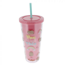 Load image into Gallery viewer, Pusheen Self Care Club: Beaker & Straw