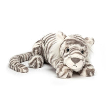 Load image into Gallery viewer, Jellycat Sacha Snow Tiger Little 29cm