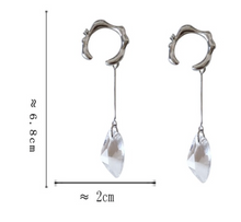 Load image into Gallery viewer, Luninana Clip-on Earrings - Mystical Crystal Long Earrings YBY017
