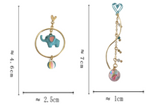 Load image into Gallery viewer, Luninana Clip-on Earrings - Little Happy Elephant Earrings YBY020