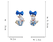Load image into Gallery viewer, Luninana Earrings -  Tea Time Bunny Earrings YBY040