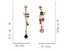 Load image into Gallery viewer, Luninana Earrings - Poker Bunny Earrings YBY050