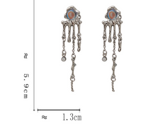 Load image into Gallery viewer, Luninana Earrings - Water Drops with Gem Earrings YBY082
