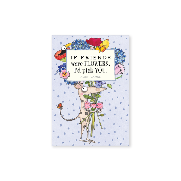 Affirmations - Twigseeds Mini Friendship Card - If friends were flowers - T325