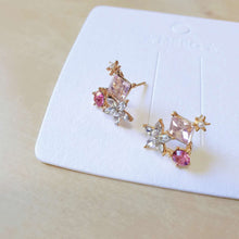 Load image into Gallery viewer, Luninana Earrings - Pink Flower Earrings YX006
