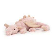 Load image into Gallery viewer, Jellycat Rose Dragon Little 28cm