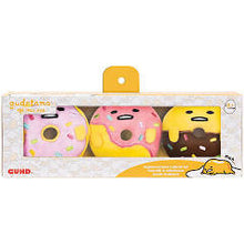 Load image into Gallery viewer, Gudetama Donut Collector Set Plush 10cm 3 Pack