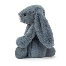 Load image into Gallery viewer, Jellycat Bashful Bunny Dusky Blue Little (Small) 18cm