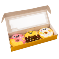 Load image into Gallery viewer, Gudetama Donut Collector Set Plush 10cm 3 Pack