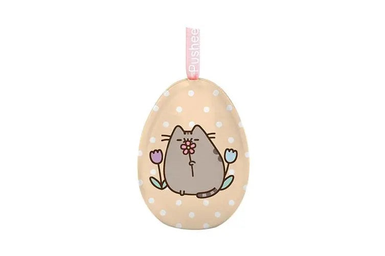 Pusheen: Tin Egg Ornament - May Flowers 8cm