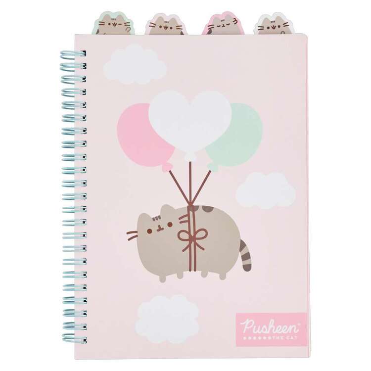 Pusheen: Notebook The Cat A5 Project Book Multicoloured