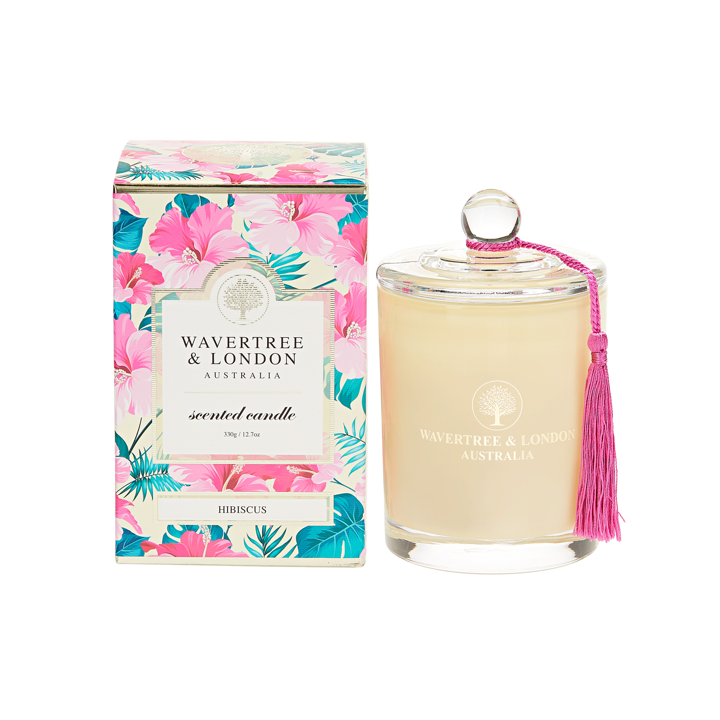 Wavertree & London Candle Hibiscus 60 hours 330g