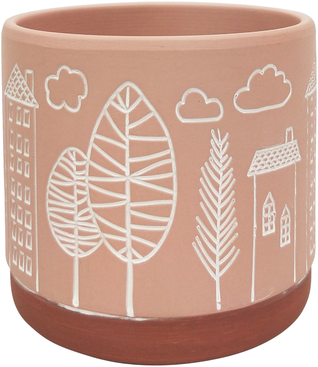 Urban products Bree Planter Pink Med 14cm