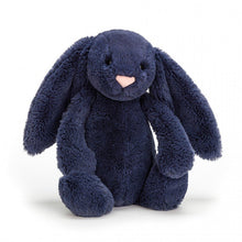 Load image into Gallery viewer, Jellycat Bashful Bunny Navy Little (Small) 18cm