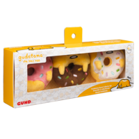 Load image into Gallery viewer, Gudetama Donut Collector Set Plush 10cm 3 Pack