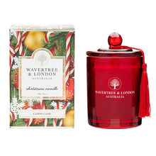 Load image into Gallery viewer, Wavertree & London Candle Candy Cane 60 hours 330g