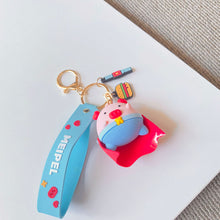 Load image into Gallery viewer, Monster Letter Keychain - Super Pig