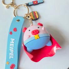 Load image into Gallery viewer, Monster Letter Keychain - Super Pig