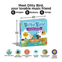 Load image into Gallery viewer, Ditty Bird Nursery Rhymes Multi-Coloured 16x2x16cm
