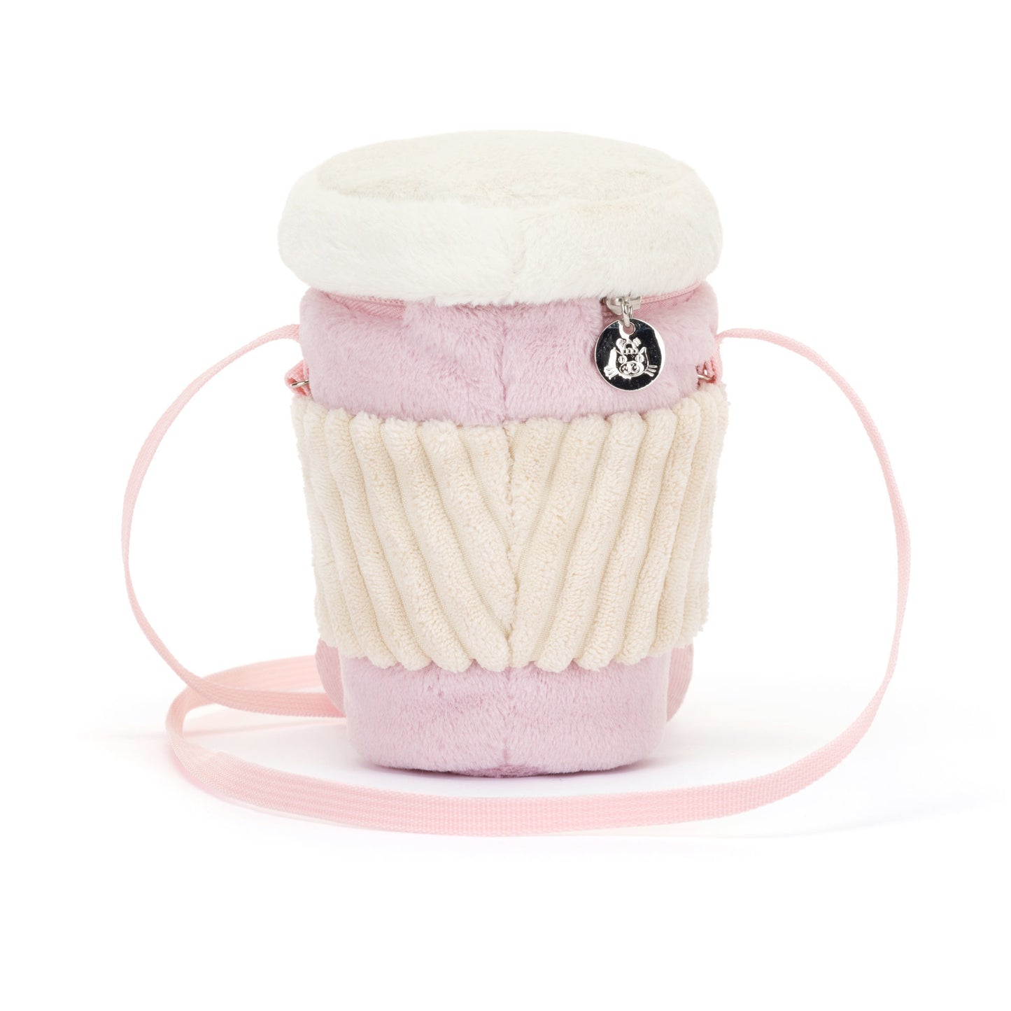 Jellycat Bag Amuseables Coffee-To-Go Pink 22cm
