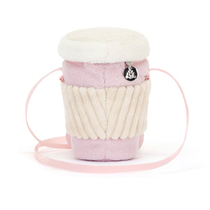 Jellycat Bag Amuseables Coffee-To-Go PINK