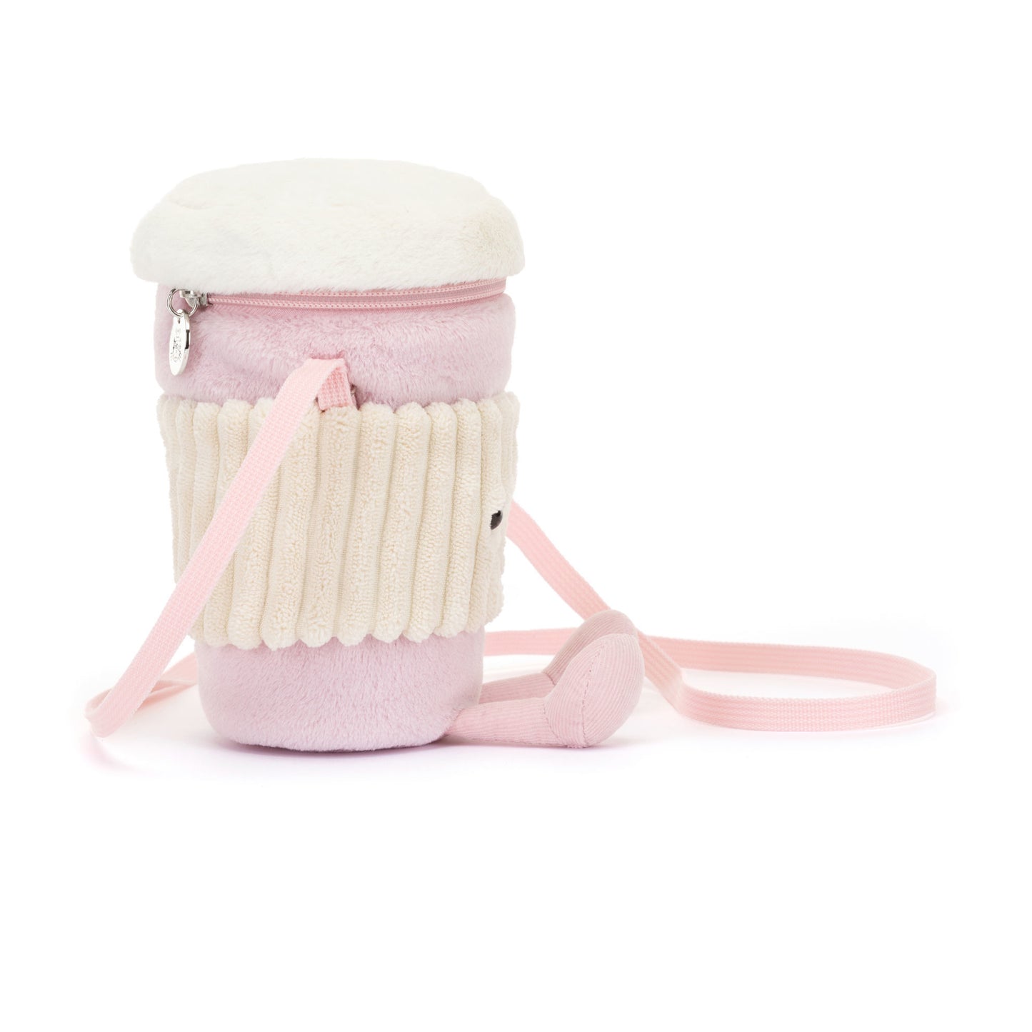 Jellycat Bag Amuseables Coffee-To-Go Pink 22cm