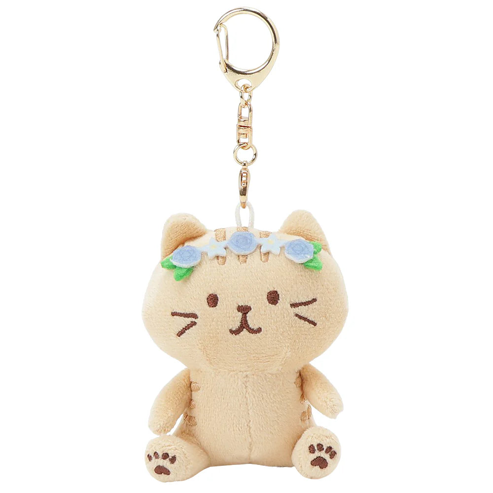 Hapins Flower Crown Charm Ginger Cat
