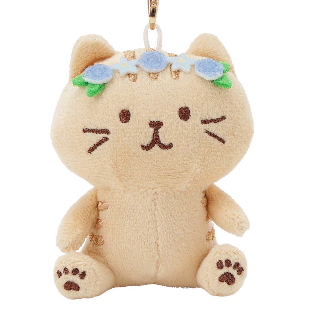 Hapins Flower Crown Charm Ginger Cat