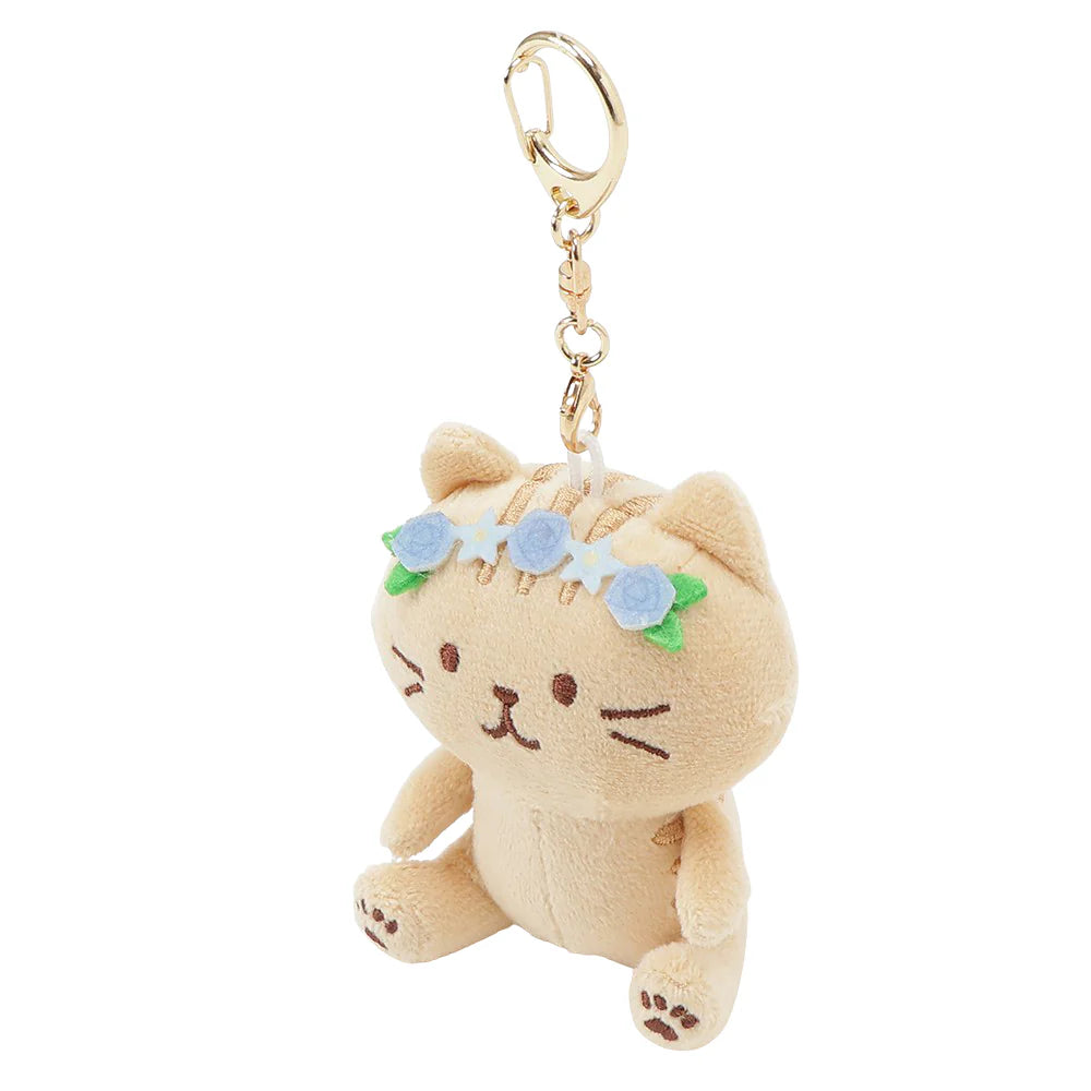 Hapins Flower Crown Charm Ginger Cat