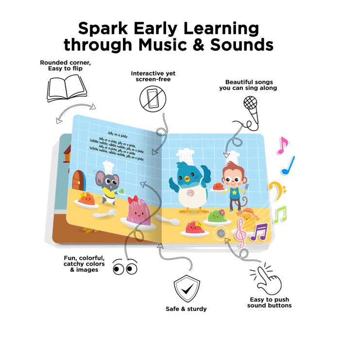 Ditty Bird Funny Songs Multi-Coloured 16x2x16cm
