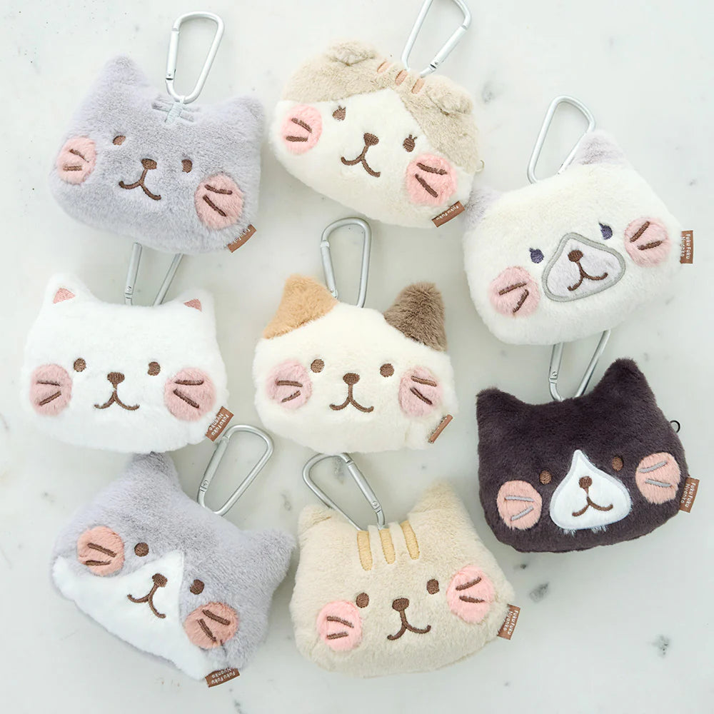 Hapins Blushing Lucky Coin Purse Siamese Cat