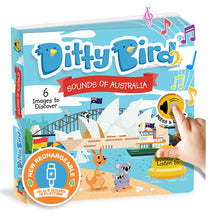 Load image into Gallery viewer, Ditty Bird Sounds of Australia Multi-Coloured 16x2x16cm
