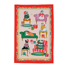 Load image into Gallery viewer, Ulster Weavers Christmas Cool Cats Cotton Tea Towel 74x48x0.2cm
