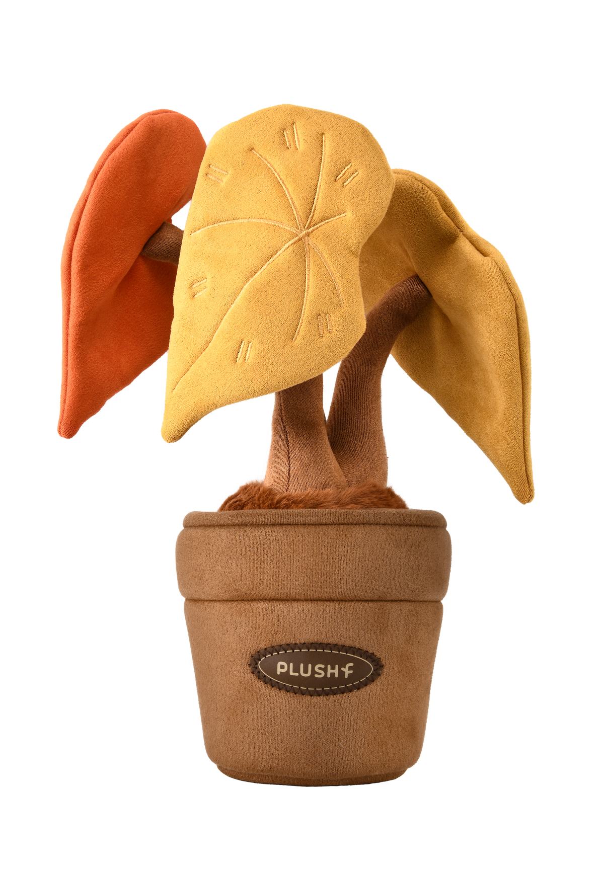PlushWoods Autumn Begonia Plant Plush With Pot 25cm