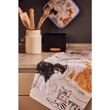 Load image into Gallery viewer, Ulster Weavers Feline Friends Tea Towel Multi-Coloured 74x48x0.2cm
