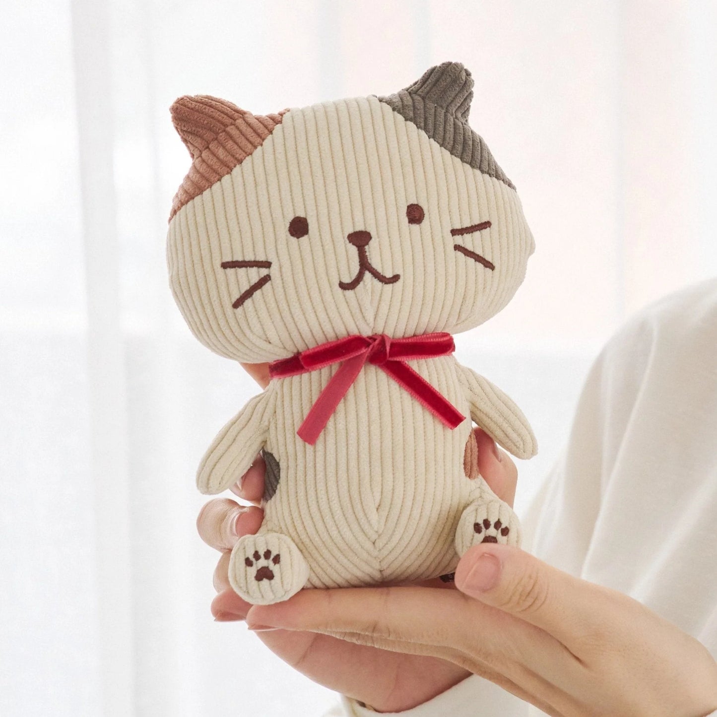 Hapins Corduroy Plush Calio Cat